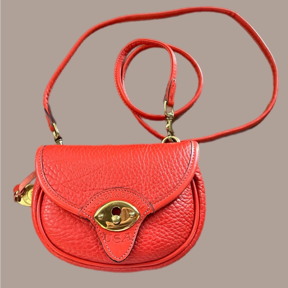 Rare Vintage Dooney and Bourke Cavalry Mini Crossbody and Waist Bag Like New!!